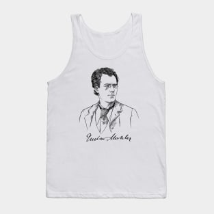 Gustav Mahler, Austrian composer, conductor. Music Tank Top